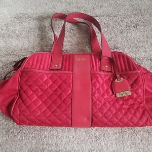 Nicole Miller travel bag red